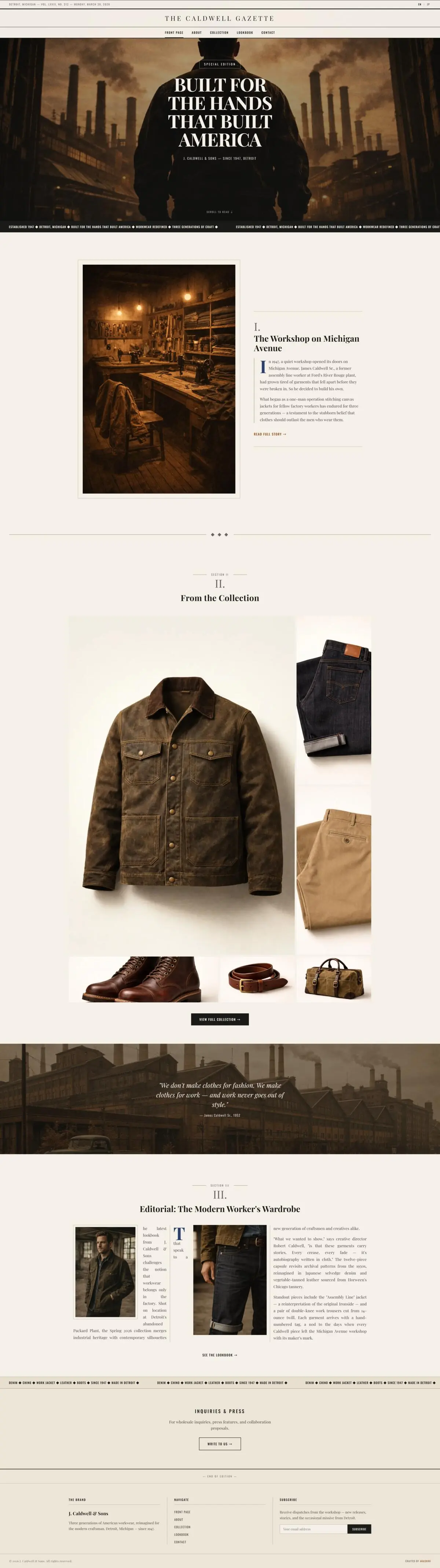 J. CALDWELL & SONS